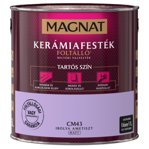 MAGNAT CERAMIC 2,5L BELTÉRI FALFESTÉK IBOLYA AMETISZT CM43