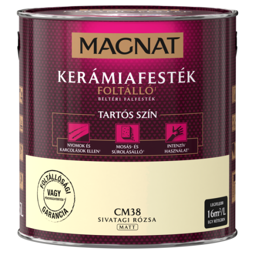 MAGNAT CERAMIC 2,5L BELTÉRI FALFESTÉK SIVATAGI RÓZSA CM38