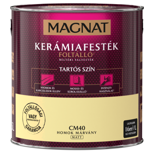 MAGNAT CERAMIC 2,5L BELTÉRI FALFESTÉK HOMOK MÁRVÁNY CM40