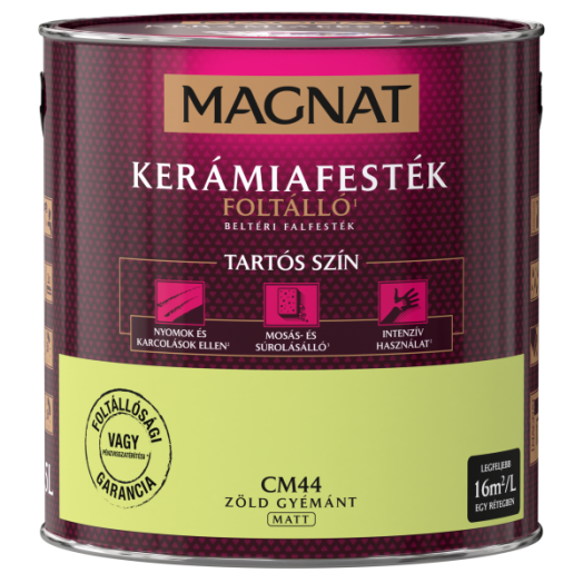 MAGNAT CERAMIC 2,5L BELTÉRI FALFESTÉK ZÖLD GYÉMÁNT CM44