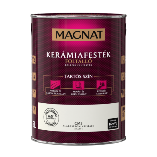 MAGNAT CERAMIC 5L BELTÉRI FALFESTÉK ALABÁSTROM KRISTÁLY CM5