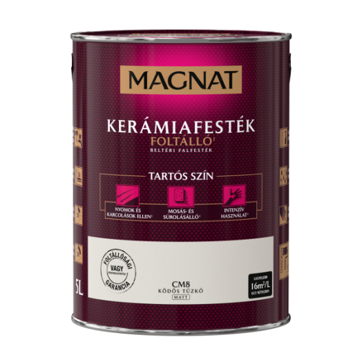 MAGNAT CERAMIC 5L BELTÉRI FALFESTÉK KÖDÖS TŰZKŐ CM8