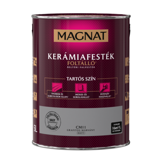 MAGNAT CERAMIC 5L BELTÉRI FALFESTÉK GRAFITOS MÁRVÁNY CM11