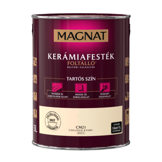 MAGNAT CERAMIC 5L BELTÉRI FALFESTÉK CSILLOGÓ KVARC CM21
