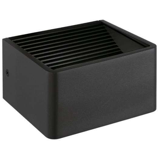 DONINNI1 KÜLTÉRI FALILÁMPA LED 6W 600LM 3000K IP44 ANTRACIT