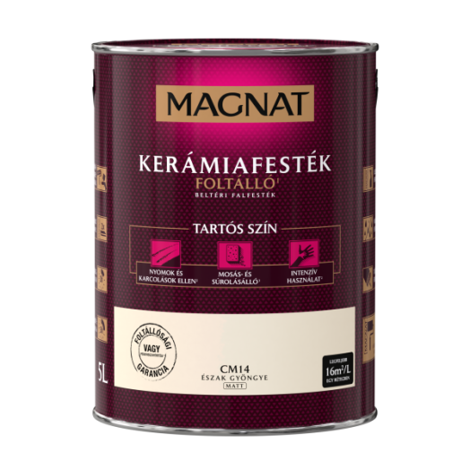 MAGNAT CERAMIC 5L BELTÉRI FALFESTÉK ÉSZAK GYÖNGYE CM14