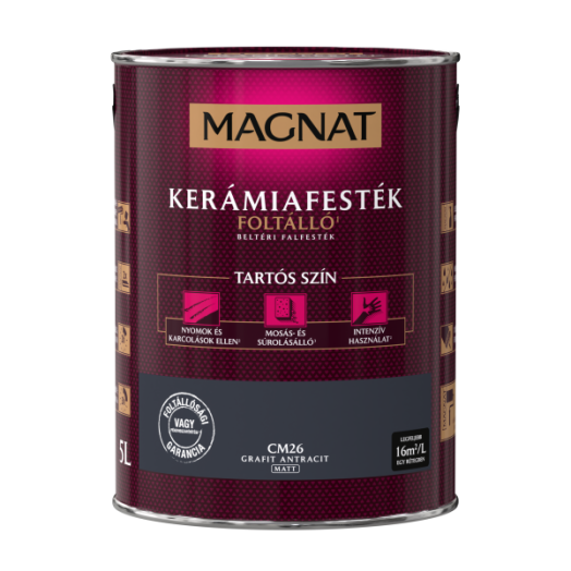 MAGNAT CERAMIC 5L BELTÉRI FALFESTÉK GRAFIT ANTRACIT CM26