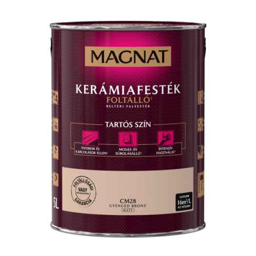 MAGNAT CERAMIC 5L BELTÉRI FALFESTÉK GYENGÉD BRONZ CM28