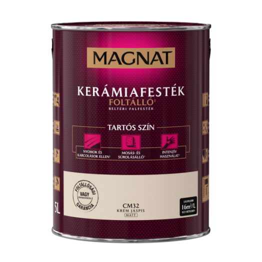 MAGNAT CERAMIC 5L BELTÉRI FALFESTÉK KRÉM JÁSPIS CM32