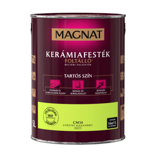 MAGNAT CERAMIC 5L BELTÉRI FALFESTÉK GYŐZTES ALEXANDRIT CM34