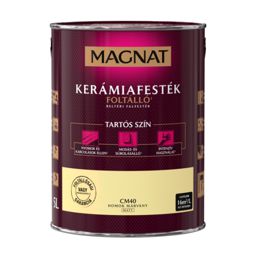 MAGNAT CERAMIC 5L BELTÉRI FALFESTÉK HOMOK MÁRVÁNY CM40