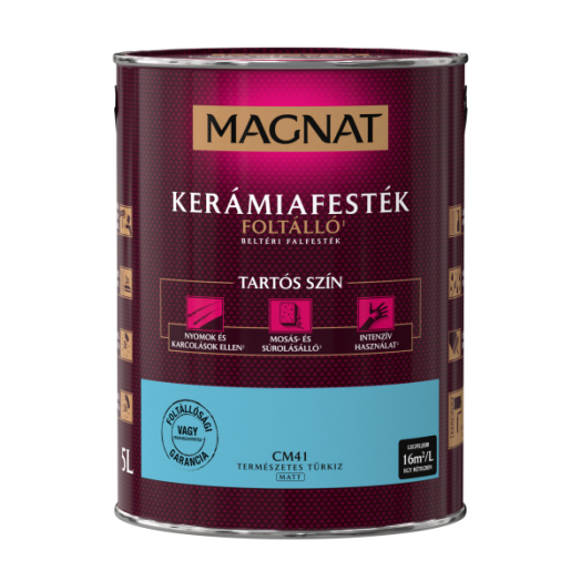 MAGNAT CERAMIC 5L BELTÉRI FALFESTÉK TERMÉSZETES TÜRKIZ CM41