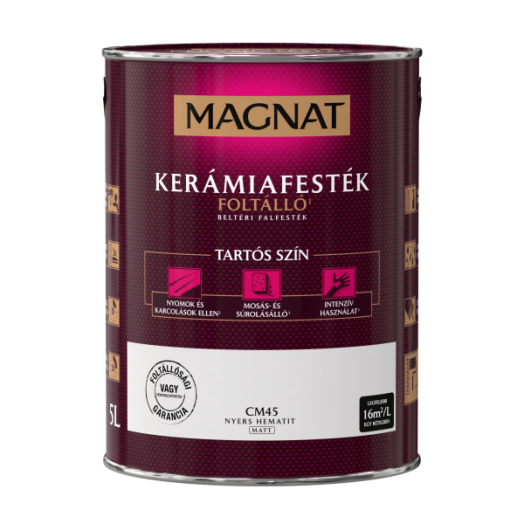 MAGNAT CERAMIC 5L BELTÉRI FALFESTÉK NYERS HEMATIT CM45