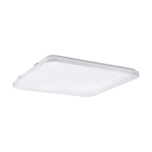 FRANIA LED MENNYEZETI 49,5W 5700LM 3000K 53CM SZÖGLETES KRISTÁLY HATÁS