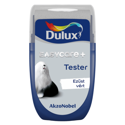 DULUX EC+ TESTER FOLTÁLLÓ+KOPÁSBIZTOS BELTÉRI FALFESTÉK 30ML EZÜST VÉRT