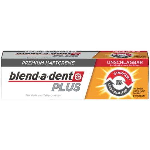 Blend-a-dent Plus Dual Power prémium műfogsorrögzítő krém
