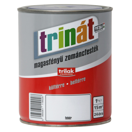 TRINÁT FÉNYES ZOMÁNC 100FEHÉR 0,25L 0.25 L (R:61737)