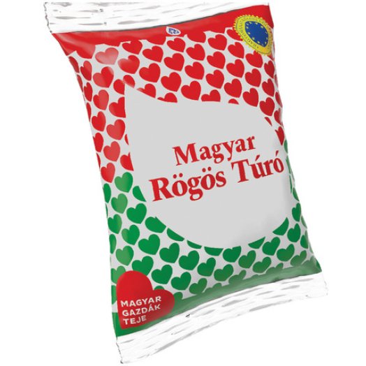 Magyar félzsíros rögös túró