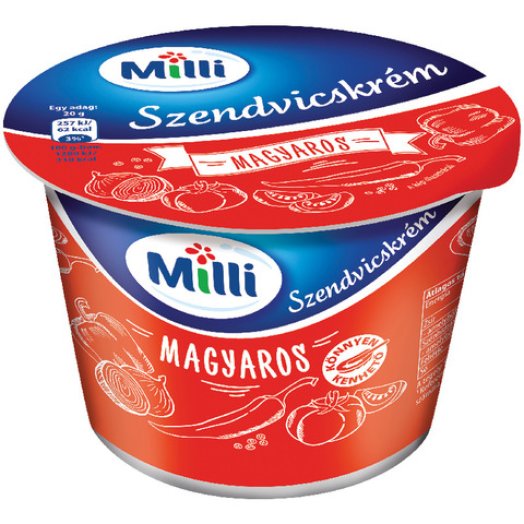 Milli magyaros szendvicskrém