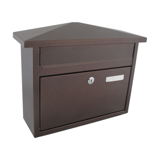 POSTALÁDA 310X400X140 MM APOLLÓ     BARNA