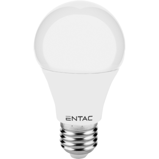 ENTAC LED FÉNYFORRÁS E27 10W 950LM 3000K A60 GÖMB WW 3DB/CSOMAG