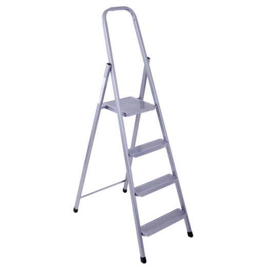 EUROGOLD LÉTRA 3+1 FOKOS,HÁZTARTÁSI ACÉL, TERHELHETŐSÉG: 150 KG