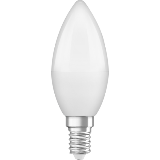 OSRAM LED VALUE FÉNYFORRÁS E14 4,9W 470LM 2700K B40 GYERTYA 3DB/CSOMAG