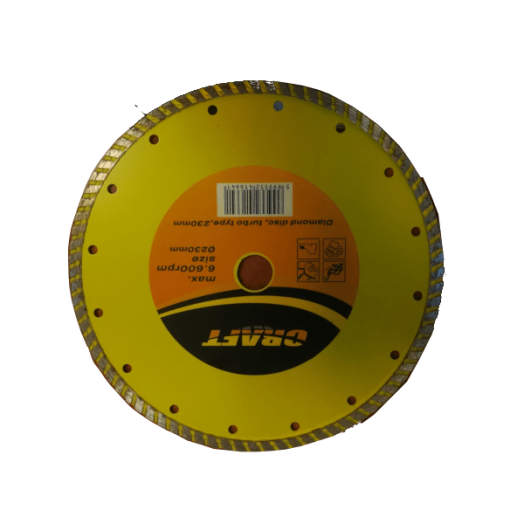 GYÉMÁNTVÁGÓTÁRCSA, TURBO            230MM