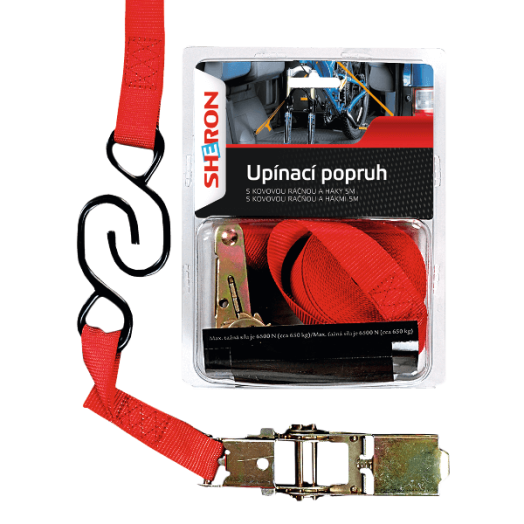 RACSNIS CSOMAGRÖGZÍTŐ, 4,5M         RÖGZÍTÓ KAMPÓVAL