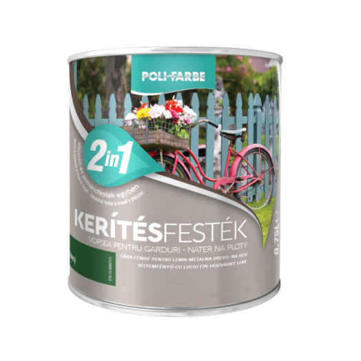 POLI-FARBE KERÍTÉSFESTÉK 0,75L ZÖLD