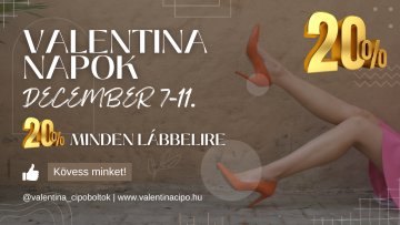 Valentina napok csak a Webáruházunkban és Sugár Kuponnapok!