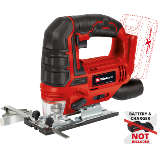 EINHELL AKKUS FŰRÉSZ 18V TC-ST 18 LI-SOLO AKKU ÉS TÖLTŐ NÉLKÜL