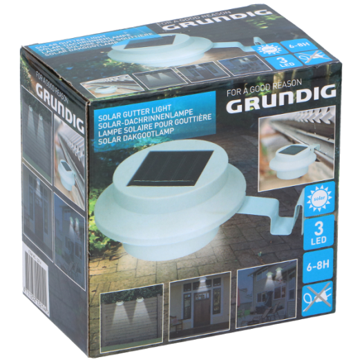 SOLAR LÁMPA KERÍTÉSRE 12X6CM 3LED 1xAA N
