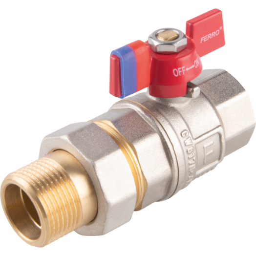FERRO F-POWER GOLYÓSCSAP 3/4" KB HOLLANDI PILLANGÓKARRAL