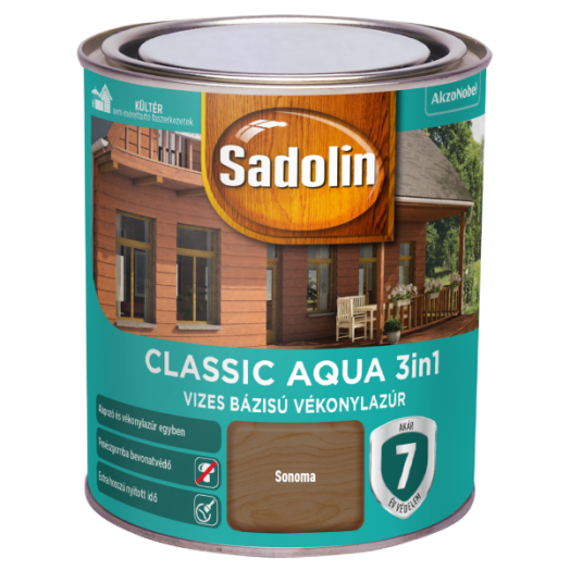 SADOLIN CLASSIC AQUA SONOMA TÖLGY 0,75 L