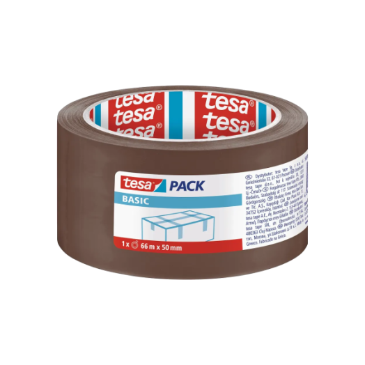 TESA CSOMAGOLÓSZALAG 50MMX66M       BARNA