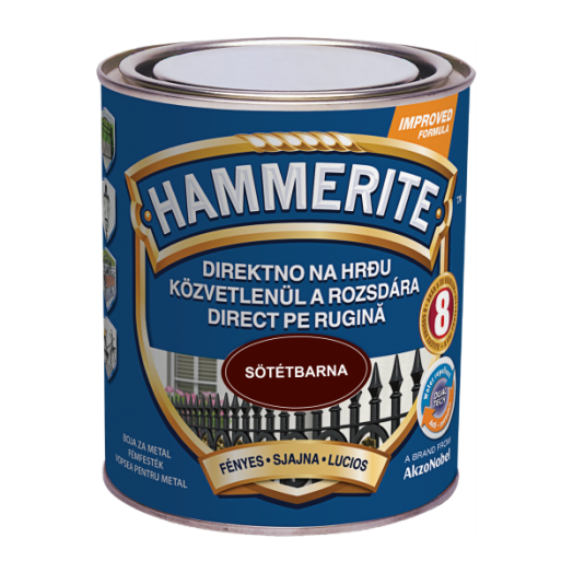 HAMMERITE MAX SÖTÉTBARNA 750ML FÉNYES