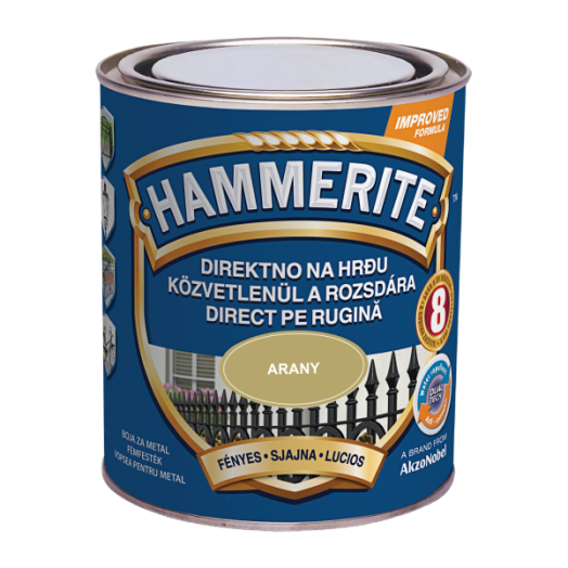 HAMMERITE MAX ARANY 750ML FÉNYES