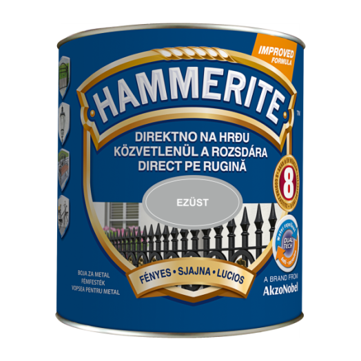 HAMMERITE MAX EZÜST 2,5L FÉNYES