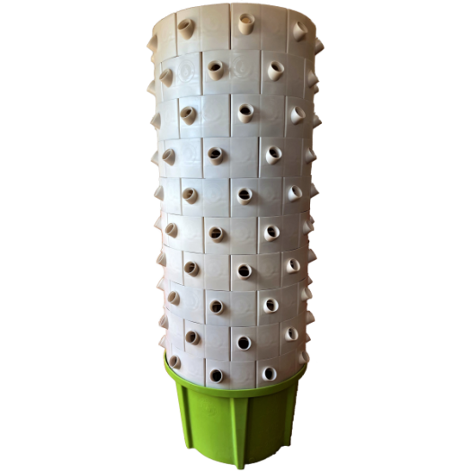 HIDROPÓNIÁS BERENDEZÉS 'ROTOWER' 10 SZINTES, KERINGETŐ SZIVATTYÚVAL