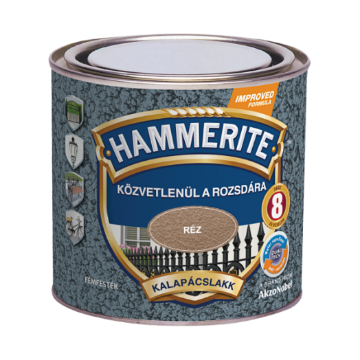 HAMMERITE MAX KALAPÁCSLAKK 250 ML   RÉZ                     HHAMAX025CO