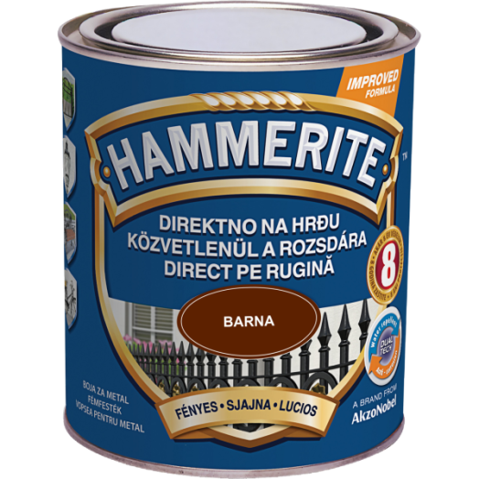 HAMMERITE MAX FÉNYES 250 ML BARNA