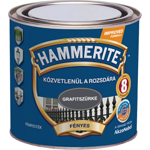 HAMMERITE MAX FÉNYES 250 ML GRAFITSZÜRKE