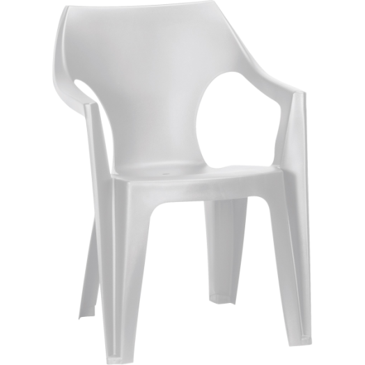 KETER KERTI SZÉK DANTE, 79x57x57CM, KARTÁMASZOS, ALACSONY TÁMLÁS, MŰANYAG