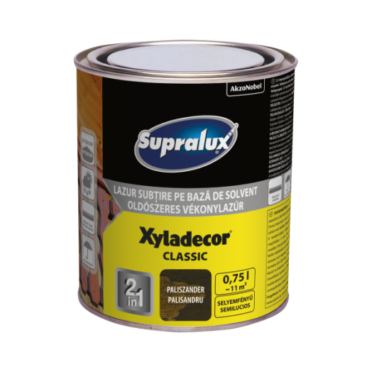 S.XYLADECOR CLASSIC VÉKONYLAZÚR     0,75L PALISZANDER OLDÓSZERES