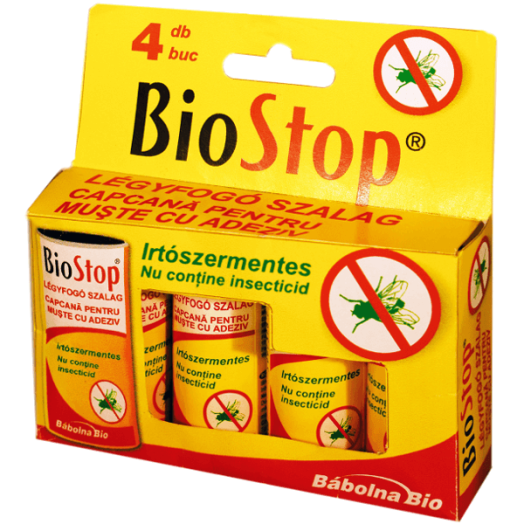 BIOSTOP LÉGYFOGÓ SZALAG 4DB-OS