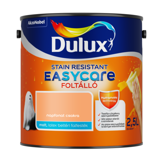 DULUX EASYCARE 2,5L NAPFONAT CSAKRA DISZPERZIÓS FALFESTÉK