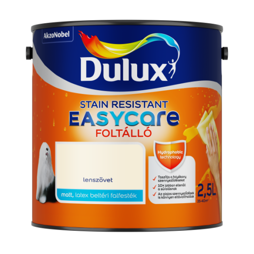DULUX EASYCARE 2,5L LENSZÖVET       DISZPERZIÓS FALFESTÉK