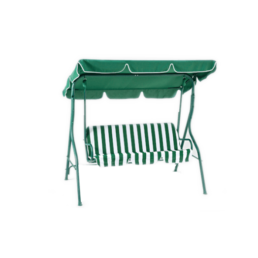 HINTAÁGY 3 SZEMÉLYES SÖTÉT ZÖLD 170X110X153CM