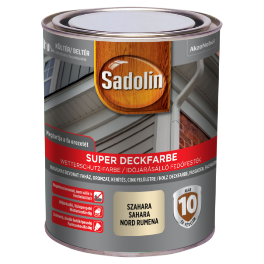 SADOLIN SUPERDEC FAVÉDŐ FESTÉK      SZAHARA 0,75 L